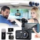 thumbnail image 3 of Pisexur Electrónica para Hombres Pantalla Inalámbrica para Auto con Estéreo de 4 Pulgadas 4K Dash Cam 1080p Cámara de Respaldo Grabadora de Conducción Electrónica para Niños, Organizador de Electróni, 3 of 8