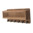 thumbnail image 3 of simhoa Key Holder Organizer Ornament Wooden Key Rack for Living Room Doorway Wallet, 3 of 8
