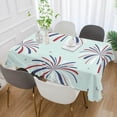 thumbnail image 5 of Coolnut Independence Day Rectangle Tablecloth Spill-Proof Polyester Table Cloth Table Cover for Kitchen Dining Picnic Holiday Party Decoration,54"x54", 5 of 7