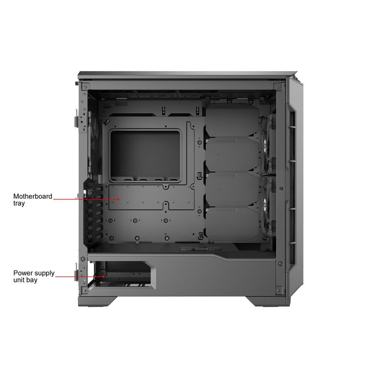 Phanteks Eclipse P600S ATX Mid Tower PC Parts, Black Steel