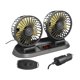 thumbnail image 3 of Ventilador de refrigeración automático genérico de 12/24 V, ventilador de vehículo, doble cabezal, silencioso, 3 velocidades, eléctrico Mejora, 3 of 8
