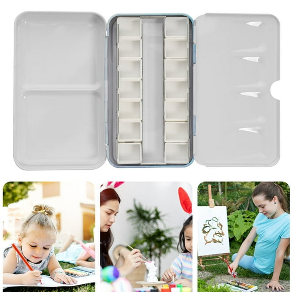 GOOHOCHY  Wet Palette Watercolor Iron Box Art Painting Mixing Travel