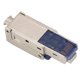 thumbnail image 3 of 4X Enchufe de Conector CAT8 RJ45 Sin Herramienta de Crimpado CAT8 40Gbps 50U Cable de Red Blindado de AleacióN de Zinc Enchufe RJ45 (Azul), 3 of 6