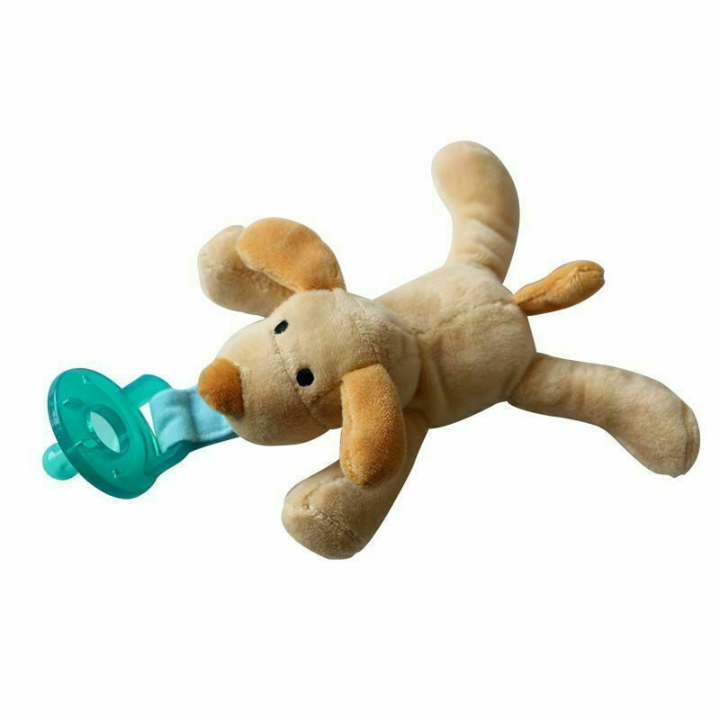 Newborn Baby Dummy Pacifier Soother Nipples Holder Gifts Cute Plush Animal Toy 
