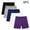 Purple#38, variant on Favoffer 1-5 Packs Bike Shorts for Girls, Solid Color Breathable Stretch Athletic Shorts for Dance, Yoga, Cycling, and Sports, 5-14 Years (Toddler - Teen Biker )