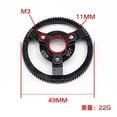 thumbnail image 2 of Lefu Spur Gear Set Steel 48P 86T/72/76/83/90T for Traxxas for Slash 2WD 4686 4690, 2 of 6