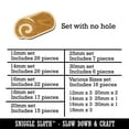 thumbnail image 2 of Swiss Roll Cream Cake Wood Mini Charms Shapes DIY Craft Jewelry - No Hole - Various Sizes (16pcs), 2 of 7