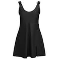 thumbnail image 3 of Sexy Dance Ladies Women One Piece Swimsuit Swimdress Plus Size Swimwear Beachwear, M-XXXXXL Swimming Bathing Suit Push Up Bra Padded Backless Tummy Control Swimming Suit Summer Fall Beach, 3 of 6