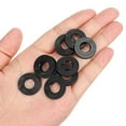 thumbnail image 5 of Uxcell M10 Rubber Flat Washer, 60 Pack 10mm ID 20mm OD Sealing Gasket Ring for Faucet Pipe Water Fastener Bolt, Black, 5 of 6