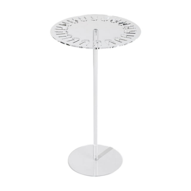 Soporte para collares jinwen expositor de joyas giratorio Tamaño: 12 cm base 17.5 cm Diámetro 30 cm altura