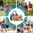 thumbnail image 6 of FORMRS Insulated Lunch Bag for Work School Unisex Large Capacity Cooler with Shoulder Strap, Pirate Animals, 6 of 6