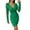 D-Green, variant on Adeawade Women Dresses V Neck Long Sleeve Lace Bodycon Party Dress Fall Winter Occasion Stylish Clothes Black L