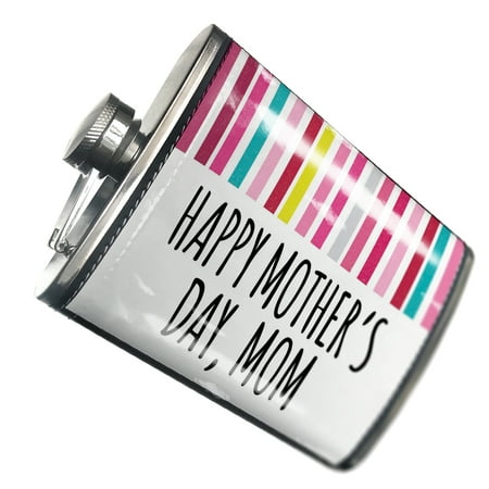 

NEONBLOND Flask Happy Mother s Day Mom Mother s Day Colorful Stripes