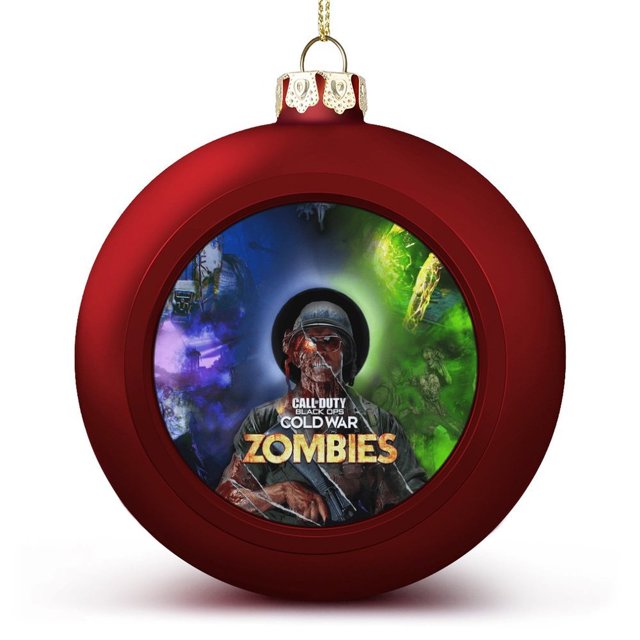 Bolas de Navidad Call Of Duty Decoración colgante navideña Adornos para árbol de Navidad
