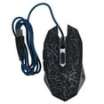 thumbnail image 1 of Gaming Mouse 6 Buttons Optical Design with USB Receiver for Desktop PC Laptop Black, 1 of 8
