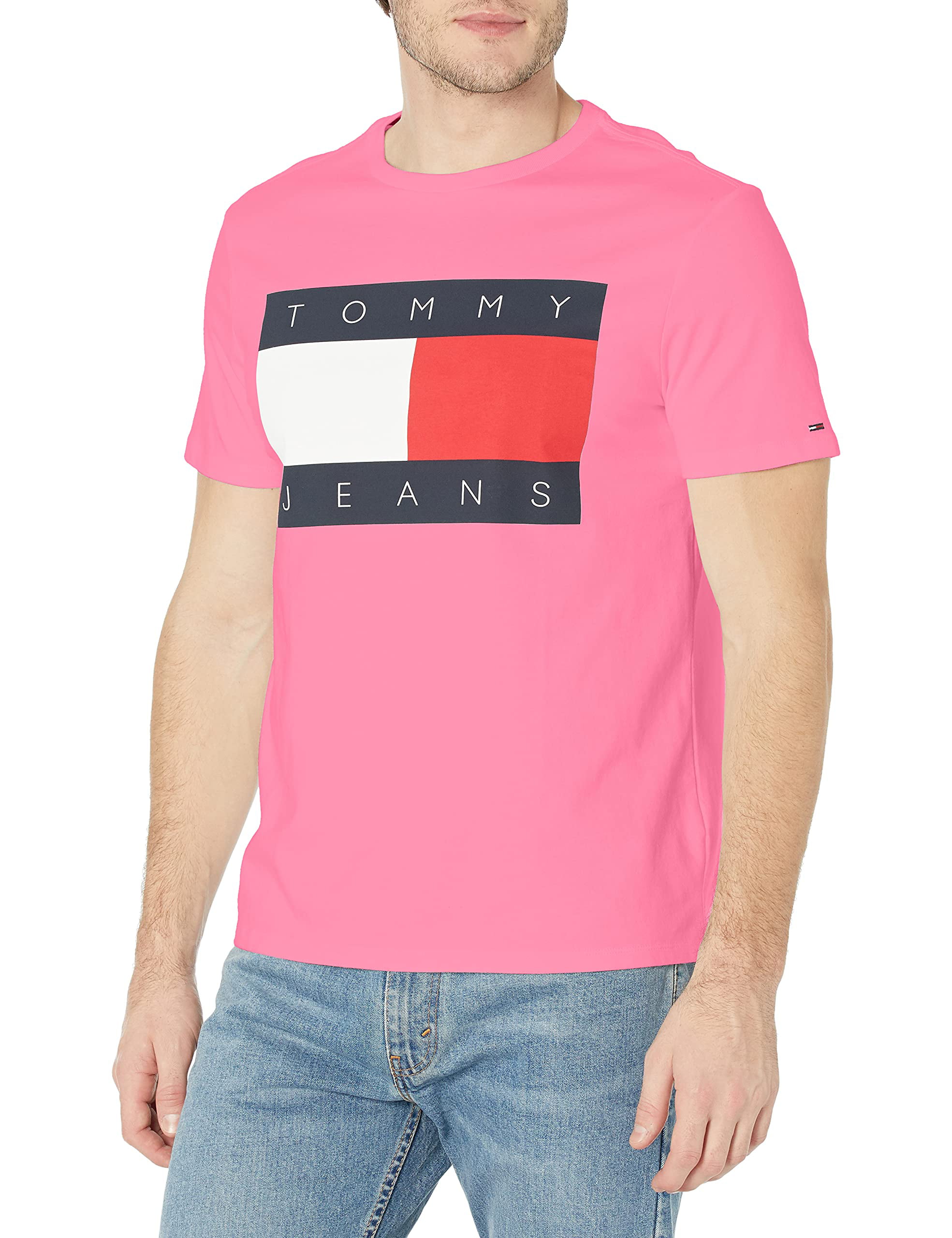 Tommy Hilfiger Men's Tommy Jeans Sleeve Logo T Shirt -