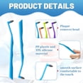 thumbnail image 3 of XIRQI 10 Pack Dental Teeth Plaque Remover Brushes Tools,Ergonomic Handle Design,Multicolor Tooth Stain Eraser Tartar Polisher Cleaning Kit for Oral Care, 3 of 11