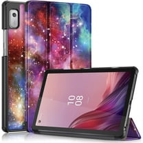 elitegadget Case for Nook 9" Lenovo Tablet (2024) / Lenovo Tab M9 (TB-310FU, 2023 Released) 9 Inch Display Tablet - Slim Lightweight Trifold Shell Stand Cover Case 1 Random Stylus (Galaxy)