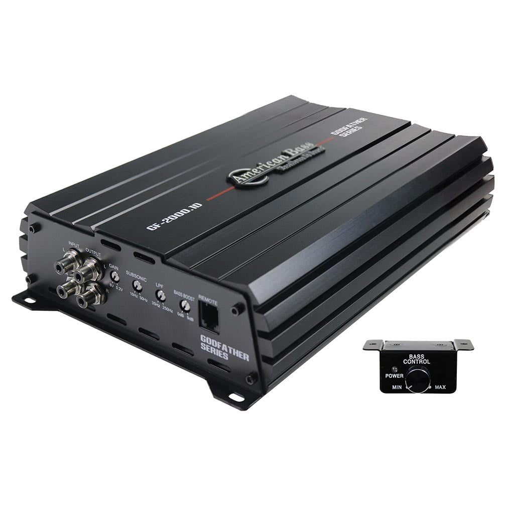 American Bass GF20001D 2340W RMS Godfather 1CH Amplifier