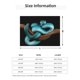 thumbnail image 5 of Balery Blue Viper Snake Manta de Franela con Dibujo, Lujo Ultra Suave y Cálido, Antipelusa y Resistente a las Arrugas para Cama, Sofá, Camping -80"x60", 5 of 6