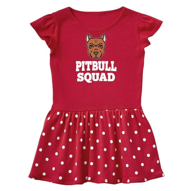 INKtastic Dog Pitbull Squad Toddler Dress