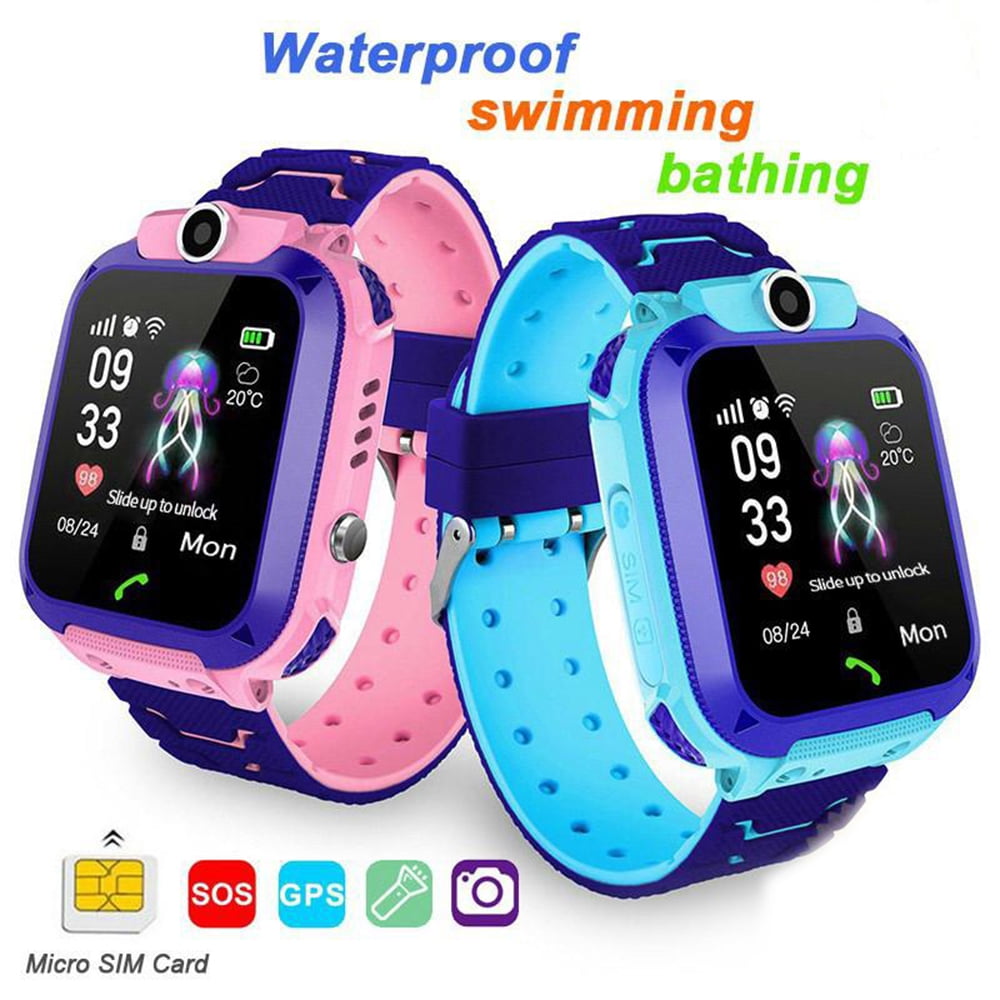 Q12 Kids Intelligent Watch IP67 Waterproof Touch-screen SOS Phone Call Device Location Anti-lost