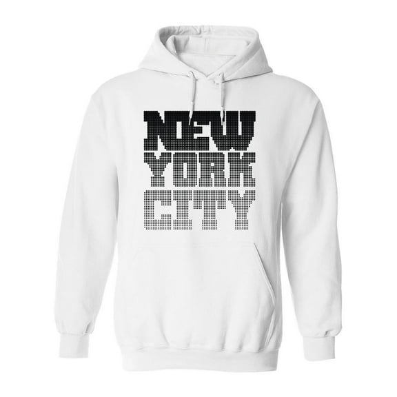 Nyc Dradient Font Hoodie Men -Image by Shutterstock, Male Large