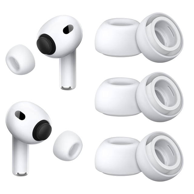 Almohadillas de repuesto con infusión de espuma para AirPods Pro 3 (2025)