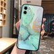 thumbnail image 1 of Funda con patrón de mármol y pintura de acuarela para iPhone 14, 11, 12, 13 Pro Max, cubierta completa, tinta suave pintada para iPhone X, XS, XR, 6, 7, 8 Plus Fivean unisex, 1 of 2