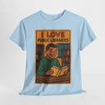 thumbnail image 2 of I Love Public Libraries T-Shirt Retro Comic Book Reader Graphic Tee Book Lover Shirt Librarian Gift Unisex, 2 of 3