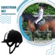 thumbnail image 3 of Wosthever Gorro de montar de terciopelo ajustable Forro Protección Sin presión en el cuello No deformable Cuidado ecuestre y deportes Negro 62cm, 3 of 6