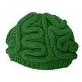 thumbnail image 1 of Gorro tejido Funny Brain - Gorro de invierno con diseño cerebral único, tamaño unisex adulto 22-23,6 pulgadas de circunferencia de cabeza, peso 140g para actividades al aire libre, 1 of 2