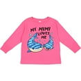 thumbnail image 3 of Inktastic My Mimi Loves Me Whale Shark Boys or Girls Long Sleeve Toddler T-Shirt, 3 of 5