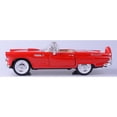 thumbnail image 2 of 1956 Ford Thunderbird Convertible - Red 1:24 Scale Diecast Replica Model, 2 of 3