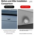 thumbnail image 3 of Universal Car ABS Automatic Headlight Cover, Durable Black Protector for Front Lamps, Easy Installation Auto Exterior Accessory, 2-Pack, 3 of 8