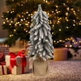 thumbnail image 1 of Xihbxyly Mini Árbol de Navidad, Copo de Nieve Blanco, Tamaño Compacto para Escritorio y Ventana, Decoración Navideña para Oficina o Tienda, Ambiente Festivo, 20-33 Cm, Material Resistente de Pe y Tel, 1 of 6