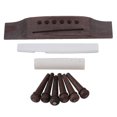 thumbnail image 1 of Guitar Fittings Parts Guitar Saddle And Nut And Guitar Bridge And Pin Kit For Acoustic Guitar, 1 of 3