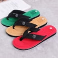 thumbnail image 3 of Chanclas de alta calidad para Hombre, zapatillas de marca, sandalias de playa de gran oferta, antideslizantes, Zapatillas de casa informales a la moda, 3 of 7