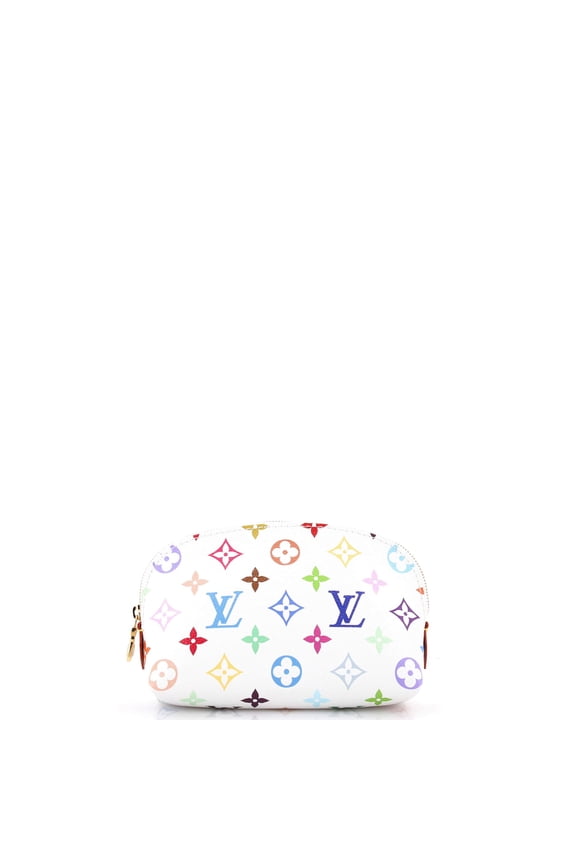 Pre-Owned x Takashi Murakami Cosmetic Pouch Monogram Multicolor PM By Rebag