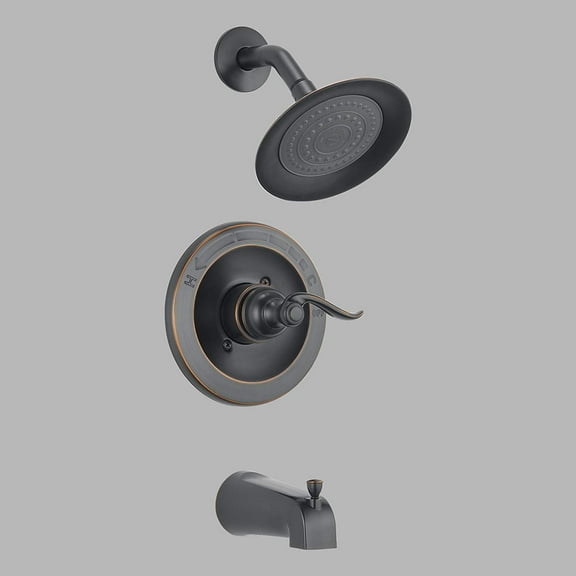 Delta Faucet Tub & Shower Faucet Windemere Monitor 14 Series - Pressure Balance - Oil Rubbed Bronze