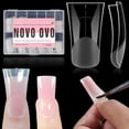thumbnail image 1 of WWS-Duck Formes Doubles pour Extension d'Ongles en Gel Poly, Moules Réutilisables pour French Tip Acrylique Duckies, Moules de Design pour Manucure, pour Salon & DIY à la Maison 240 Pcs 12 Tailles, 1 of 4