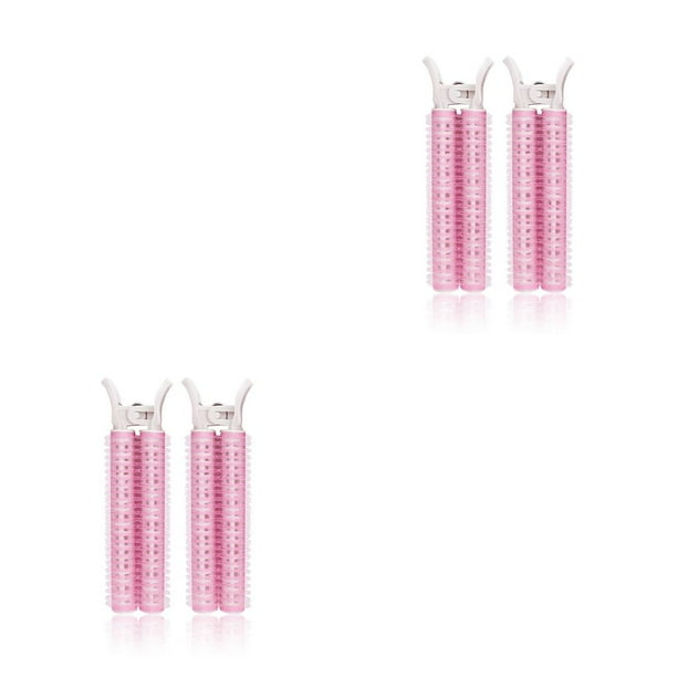 Horquillas Soidarity Hair Roots Fluffy Clip Rulos portátiles 2 UNIDS Rosa