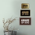 thumbnail image 4 of Signs ByLITA Classic Framed Aware Of Dog Sign (Navy Blue / White) - Small, 4 of 6