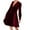 Wine, variant on Womens Velvet Dresses Formal Long Sleeve Deep V Neck Mini Dress High Waist Elegant Evening Party Dress Vintage Fall Tunic Dresses