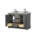 thumbnail image 5 of Wyndham Collection Wcv232348dcmunomxx Avery 48" Free Standing Double Basin Vanity Set -, 5 of 7