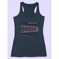 thumbnail image 3 of Fashion Zipper Art Racerback Tank Women -Image by Shutterstock, Female x-Small, 3 of 4