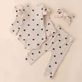 thumbnail image 6 of CAUYDY Newborn Girl Clothes Set Toddler Girls Long Sleeved Romper Preemie Fall Winter Bodysuit Infant Picture Outfit 3M 6M 9M 1T 2T Sizes 0-3 Months,Beige, 6 of 6