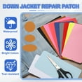 thumbnail image 3 of Uxcell Down Jacket Repair Patch, Nylon Down Jacket Patch Kit Self Adhesive Repair Tape for Clothing Tent Black/Dark Grey/Light Brown, 3 of 7