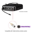 thumbnail image 4 of Beige Single Earhook Condenser Headset Mic for Audio Technica Wireless System Bodypack Transmitter,Hirose 4 Pin Plug,Ideal for DJ, MC, GYM,Stage, 4 of 4