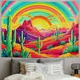 thumbnail image 2 of Shiartex  Mountain Tapestry Sun Tapestry Desert Cactus Tapestry Nature Landscape Tapestry Space Planet Aesthetic Stars Tapestry Wall Hanging for Bedroom Painting, 2 of 6